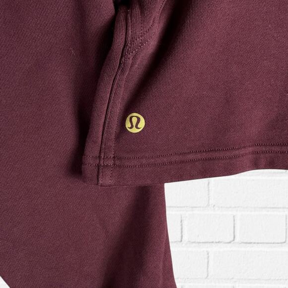 Lululemon All Yours Cropped Crew Sweatshirt - Cassis - Picture 3 of 6